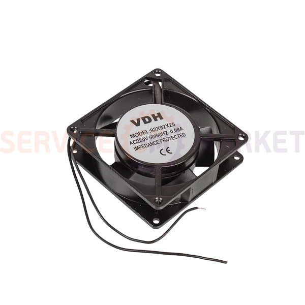 Вентилятор квадратный 92x92x25mm 0,08A