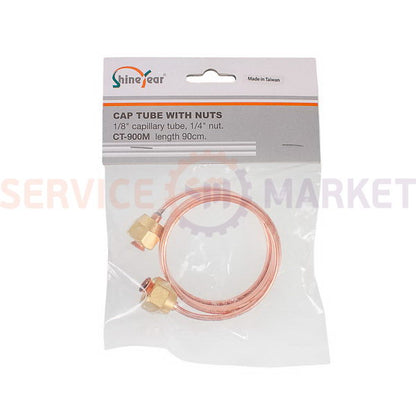 Capillary tube with nut 1/4" L=900mm ShineYear for thermostatic valve and pressure switch