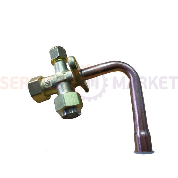Кран сервисный (порт) 5/8" угловой 90 ° для кондиционера