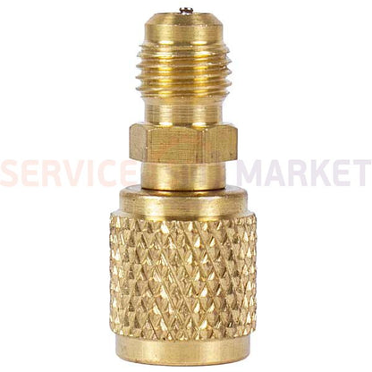 Переходник к фреону R-410/R-32 (внешняя резьба 1/4", внутренняя резьба 5/16”)