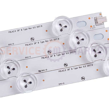 LED backlight kit Innotek POLA2.0 9 LED A+B 3V for 39" LG TV
