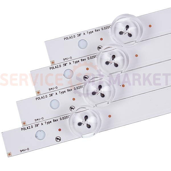 LED backlight kit Innotek POLA2.0 9 LED A+B 3V for 39" LG TV