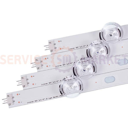 LED backlight kit Innotek DRT 3.0 A+B 9 LED 6V for 47" LG TV