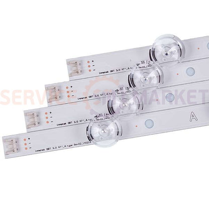LED backlight kit Innotek DRT 3.0 A+B 9 LED 6V for 47" LG TV