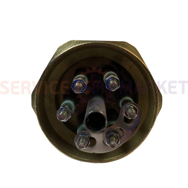 Heating element block 4500W (stainless steel), L=225mm nut 2" for electric boiler TERMO-MIX