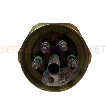 Heating element block 4500W (stainless steel), L=225mm nut 2" for electric boiler TERMO-MIX