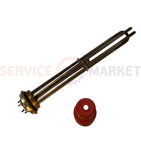 Heating element block 7500W 220/380V (stainless steel), L=295mm nut 2" for electric boiler TERMO-MIX