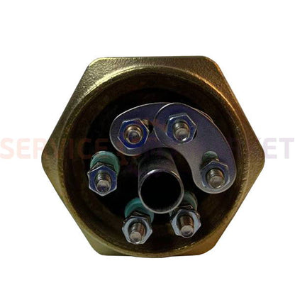 Heating element block 7500W 220V (stainless steel), L=325mm nut 1.5" (48mm) for electric boiler TERMO-MIX