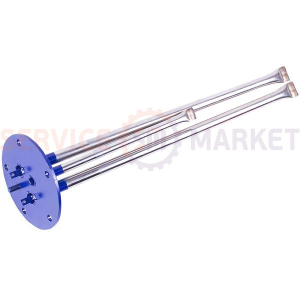 Flange for dry heating elements for a boiler D external=127mm L tubes= 410/410/230mm Remon Galmet