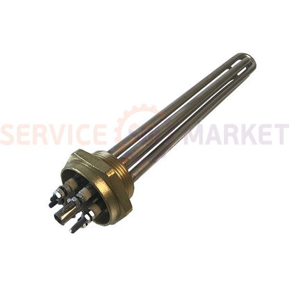 Heating element block 2500W 220V (stainless steel), L=185mm nut 1.5" (48mm) for electric boiler FER