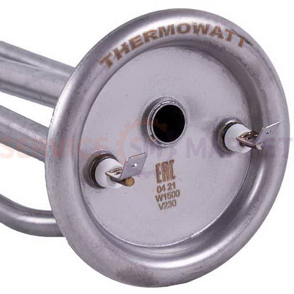 Heating element for boiler under anode 1500W flange 82mm 1 tube under sensor anode M6 Thermowatt