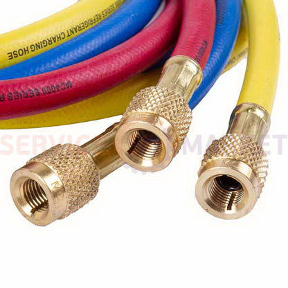 Set of filling hoses MC-40360 (3 pcs. x 1500 mm thread 1/4"x1/4") Mastercool