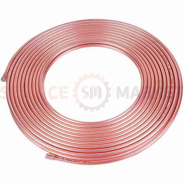 Труба медная 1/4" (продажа кратна 5м. , толщина стенки 0,76mm)