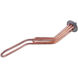 Flange heater (copper) for Thermex boiler 3401336 EAZIL 2000W L=335mm flange 64mm (anode M4)