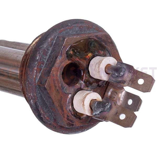 Heating element with thermostat for oil heating 1300W L=735mm Thread D=32.5mm (left thread) +(ERA control+2M)