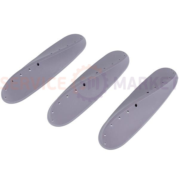 Набор ребер барабана (3 шт.) для стиральной машины L=256,8mm Electrolux