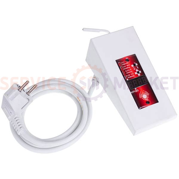 Heating element with thermostat for oil heating 910W L=550mm Thread D=32.5mm (right thread) +(ERA control+2M)