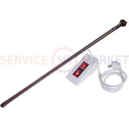 Тэн с терморегулят. для масл. обогр. 1300W L=735mm D резьбы=32,5mm (резьба правая) +(контрол. ЭРА+2М