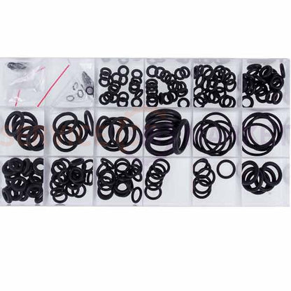 Set of O-Rings 225C (18 types, 225 pcs.) for car air conditioner