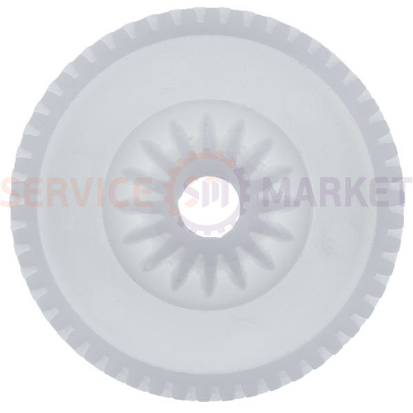 Gear (plastic shaft) for food processor D=31.5(cone)/68 H=15.5/10(25) Z=16/50(oblique) Bosch