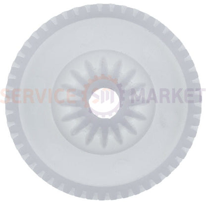Gear (plastic shaft) for food processor D=31.5(cone)/68 H=15.5/10(25) Z=16/50(oblique) Bosch