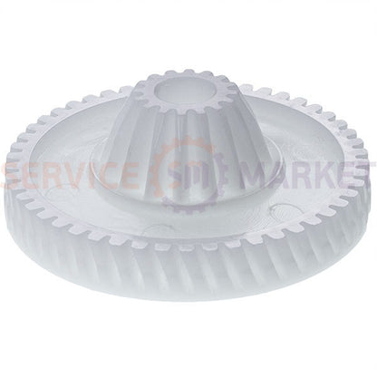 Gear (plastic shaft) for food processor D=31.5(cone)/68 H=15.5/10(25) Z=16/50(oblique) Bosch