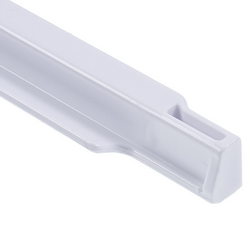 Framed rear glass shelf (top) for Whirlpool refrigerator 481010495387