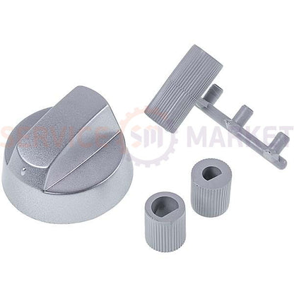 Ручка регулировки (универсальная) для  плиты серый