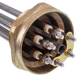 Shade block 12 kW 220-380V (stainless steel) L=325mm nut 2&amp;apos&amp;apos for electric boiler SANAL