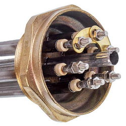 Shade block 6 kW 220-380V (stainless steel) L=305mm nut 2&amp;apos&amp;apos for electric boiler SANAL