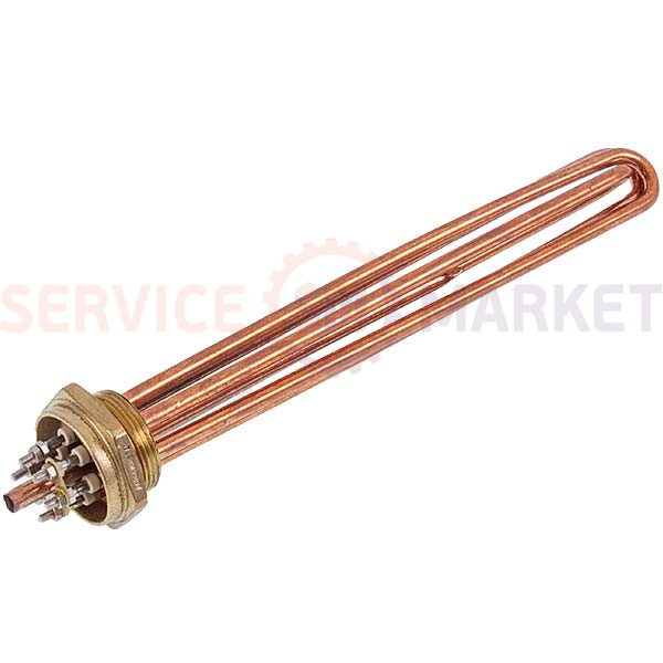 Heating element block 7500W 220V (copper), L=320mm nut 1.5" (48mm) for electric boiler SANAL