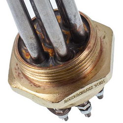 Shade block 4.5 kW 220-380V (stainless steel) L=290mm nut 1.5&amp;apos&amp;apos;for Koolwen electric boiler