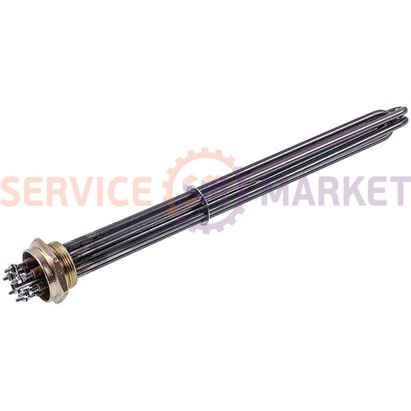 Heating element block 12 kW 220-380V (stainless steel) L=435mm nut 1 1/2" for Koolwen electric boiler