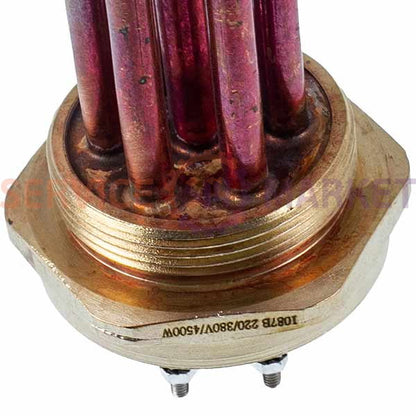 Блок тенів 4,5kW 220-380V мідний L=290mm гайка 2&apos&apos для електричного котла Koolwen