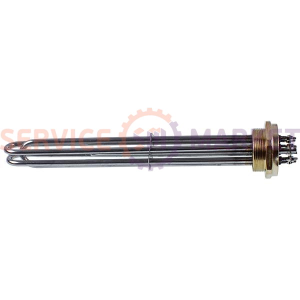 Heating element block 6 kW 220-380V (stainless steel) L=330mm nut 2'' for Koolwen electric boiler