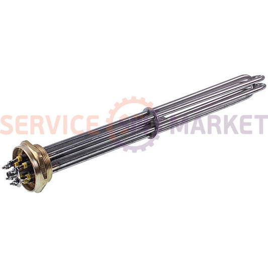 Блок тенів 12kW 220-380V (нержавіюча сталь) L=440mm гайка 2&apos&apos для електричного котла Koolwen