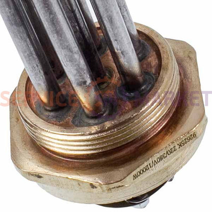 Блок тенів 12kW 220-380V (нержавіюча сталь) L=440mm гайка 2&apos&apos для електричного котла Koolwen