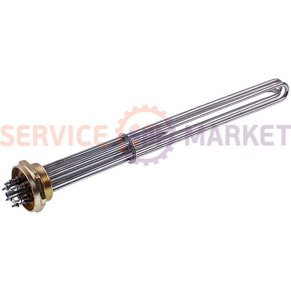 Блок тенів 15kW 220-380V (нержавіюча сталь) L=485mm гайка 2&apos&apos для електричного котла Koolwen