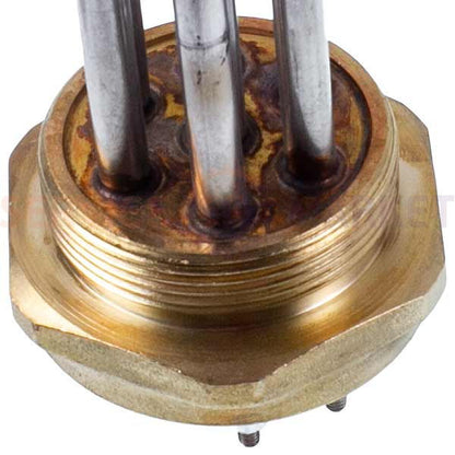 Блок тенів 15kW 220-380V (нержавіюча сталь) L=485mm гайка 2&apos&apos для електричного котла Koolwen