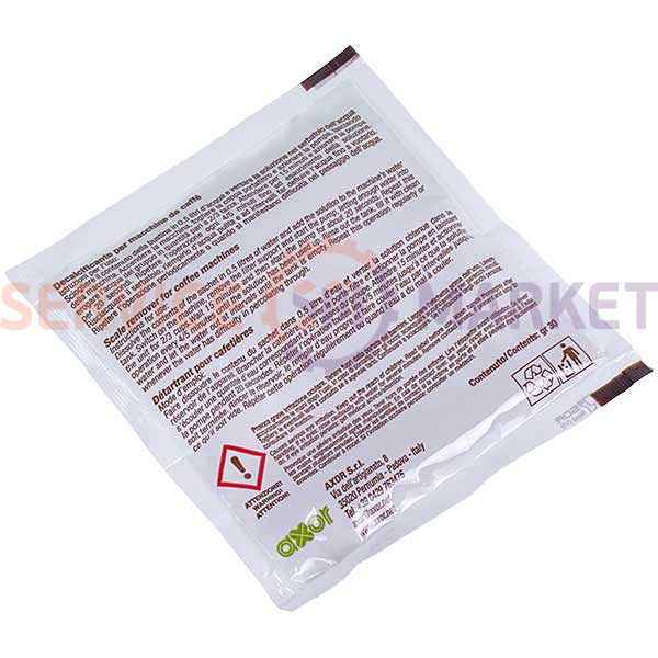 Seal for descaling 10 pack x 30g Axor De-Caf for cava cooker