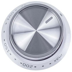 Oven temperature control knob for Beko stove 250316237