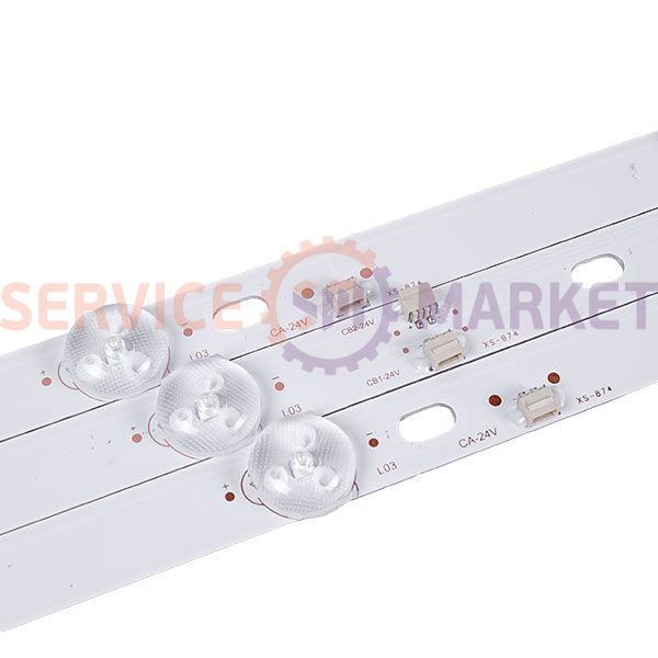 LED backlight kit JS-D-JP395DM-A81EC + JS.D-JP395DM-B82EC for TV 40''