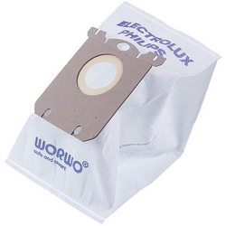 Set of bags (12 pcs) ELMB01X12K S-BAG WORWO for Electrolux/Philips vacuum cleaner
