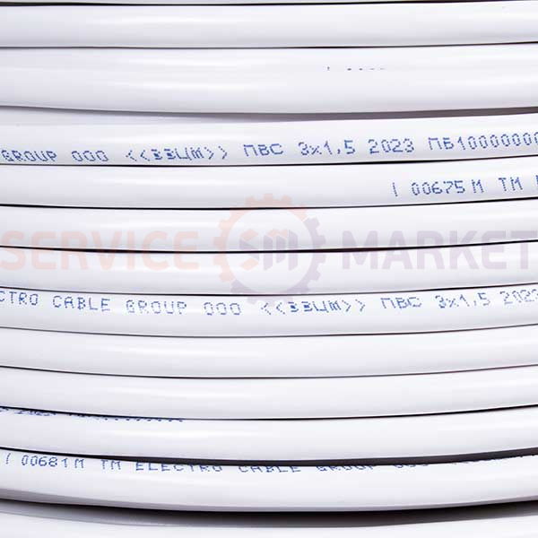 Cable PVS 3x1.5 (mid) Zaporizhzhya (per 1 meter)