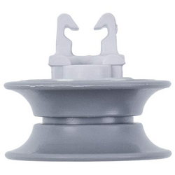 Wheel (roller) of the top drawer for Bosch dishwasher 00611666