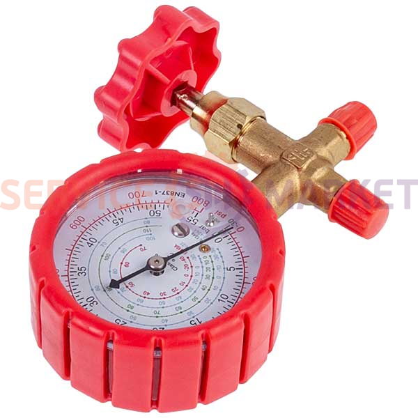 High pressure 1-valve manometric manifold DBF-T-466HGF (R-22 R-410A R-134A R-404A)