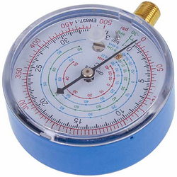 Low vise pressure gauge B70/500PSI (body D = 68mm, R410A R22 R134A R404A)