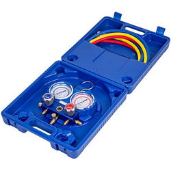 Manometric manifold 2-valve VMG -2 R32 (R32) Value + hoses 3pcs.x900mm