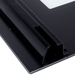 Outer side of door (with fastenings) for Whirlpool oven 481245059925 495x460mm