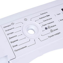 Front cover of control panel for Zanussi washing machine 140204557015